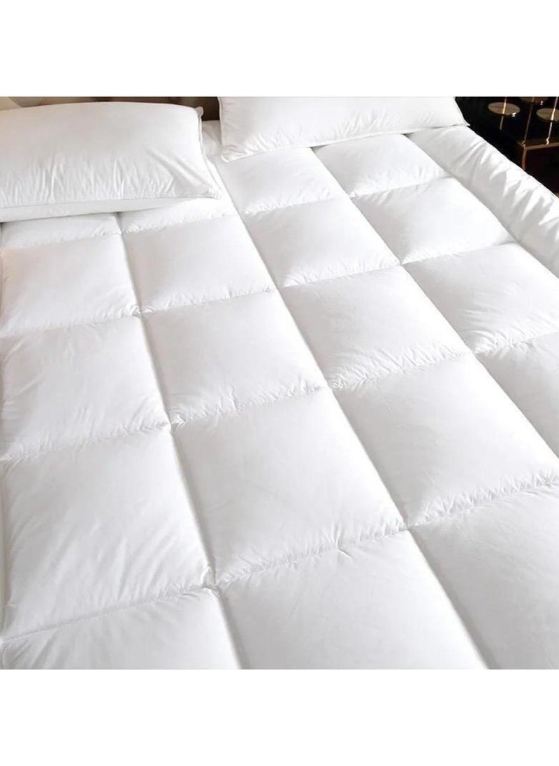 Gerenic - Felt with two pillows in a super saving package (14 cm felt + 2 hotel pillows) - white - Image 1