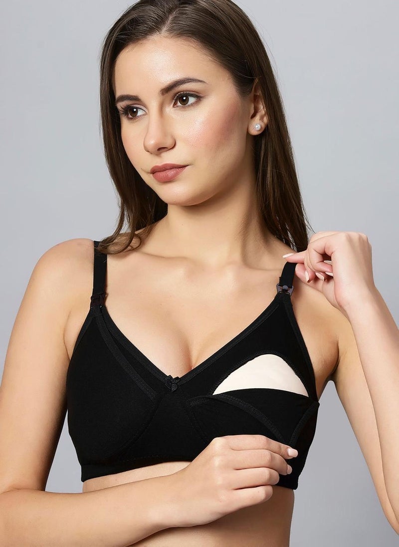 TUMMY Cotton Maternity Postpartum Without Underwire Nursing Bra for Breastfeeding - Image 4