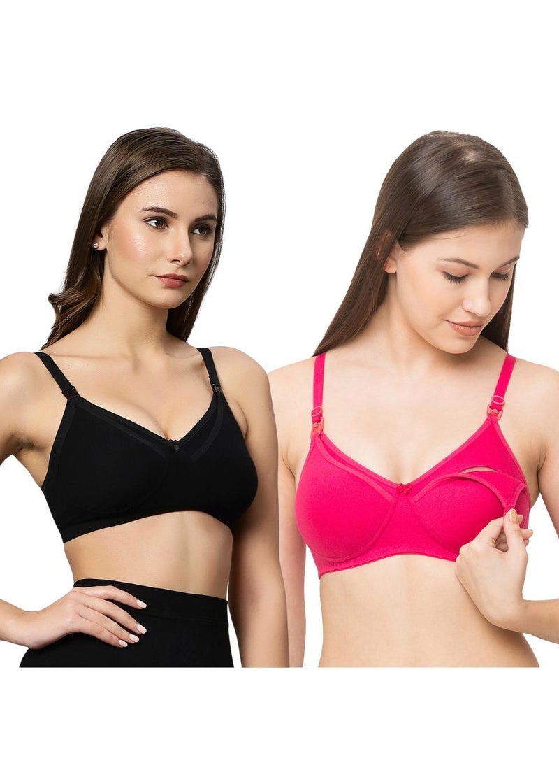 TUMMY Cotton Maternity Postpartum Without Underwire Nursing Bra for Breastfeeding - Image 1