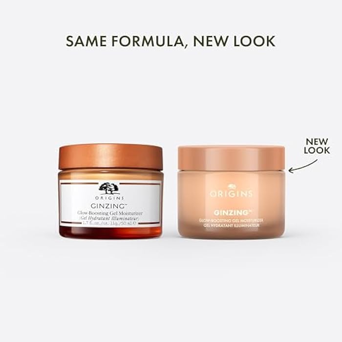 Origins مرطب جل جينزينغ من أوريجنز لتعزيز الإشراق | للحصول على توهج برونزي أو لؤلؤي | مع حمض الهيالورونيك والكافيين من حبوب القهوة - Image 2
