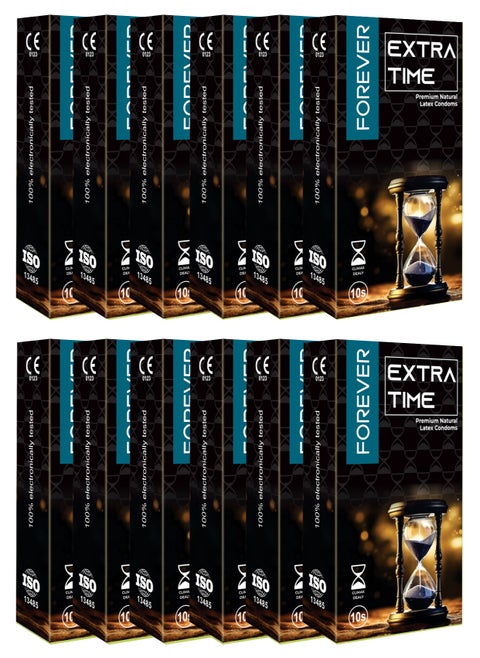 Pack Of 12 Boxes  120 PC EXTRA TIME CONDOM
