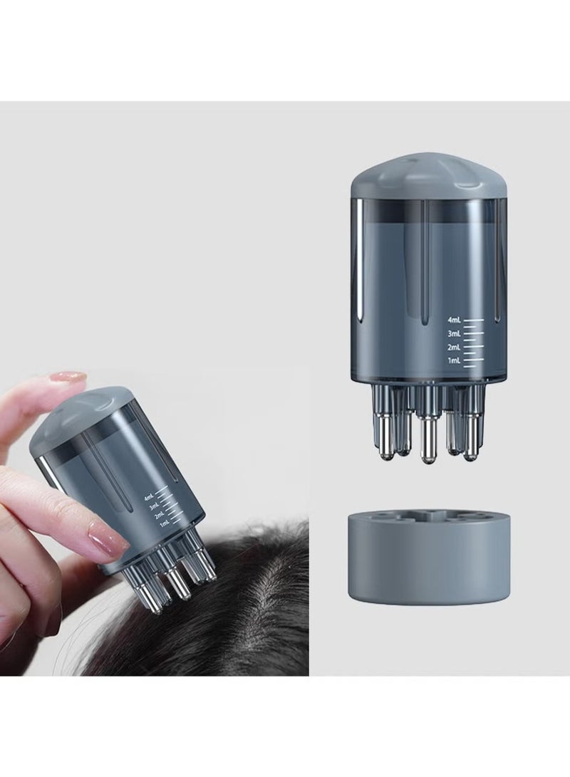 Loquat Portable Scalp Applicator Comb – Hair Oil  Serum Dispenser with Rolling Ball Massage, Root Applicator Bottle for Hair Growth  Care - Image 1