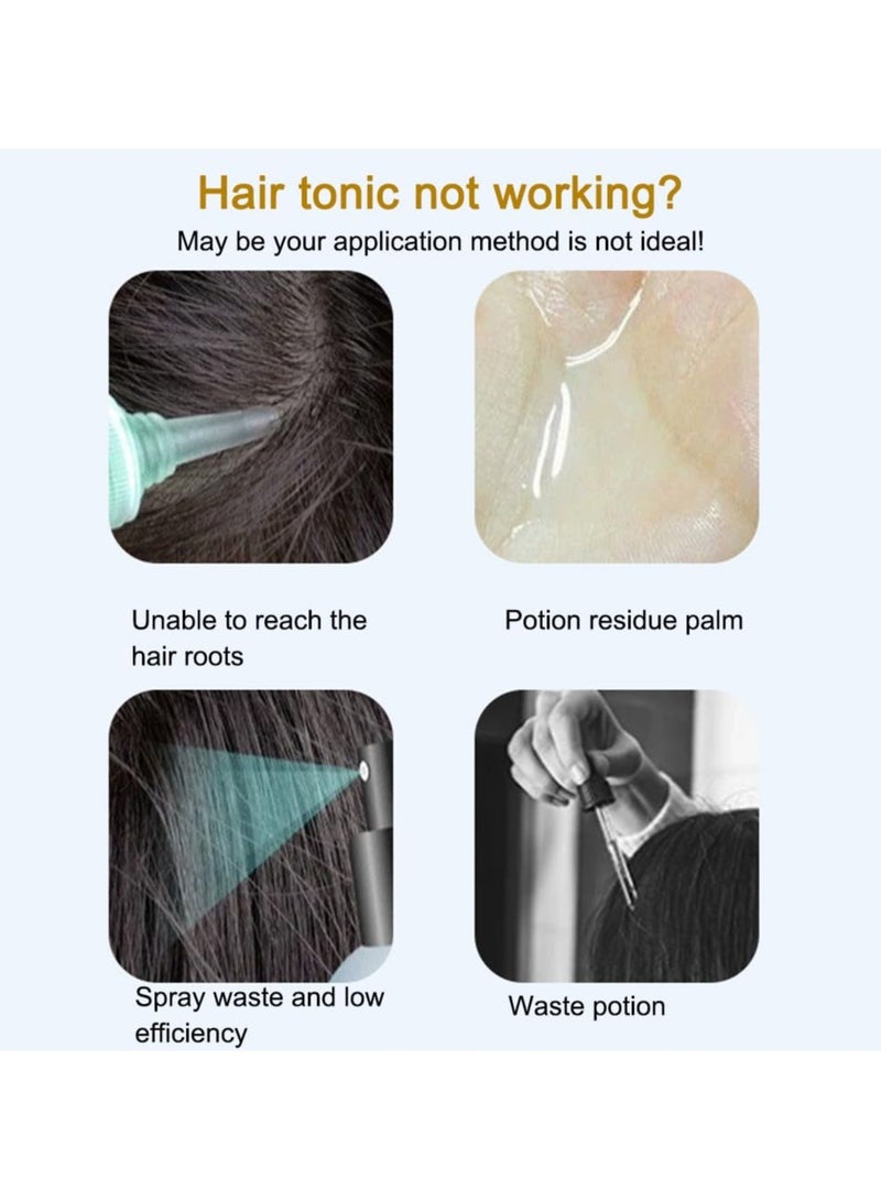 Loquat Portable Scalp Applicator Comb – Hair Oil  Serum Dispenser with Rolling Ball Massage, Root Applicator Bottle for Hair Growth  Care - Image 5