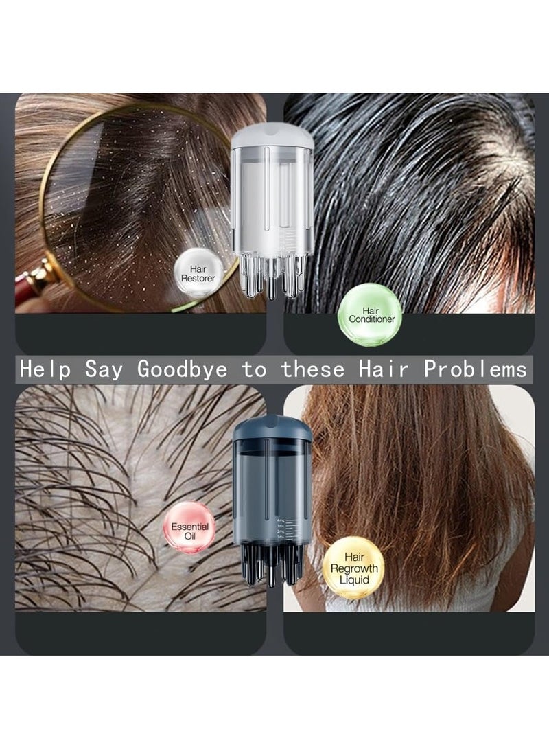Loquat Portable Scalp Applicator Comb – Hair Oil  Serum Dispenser with Rolling Ball Massage, Root Applicator Bottle for Hair Growth  Care - Image 4
