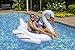 Poolmaster Jumbo Swimming Pool Float Rider Swan White Extra Large - Image 4
