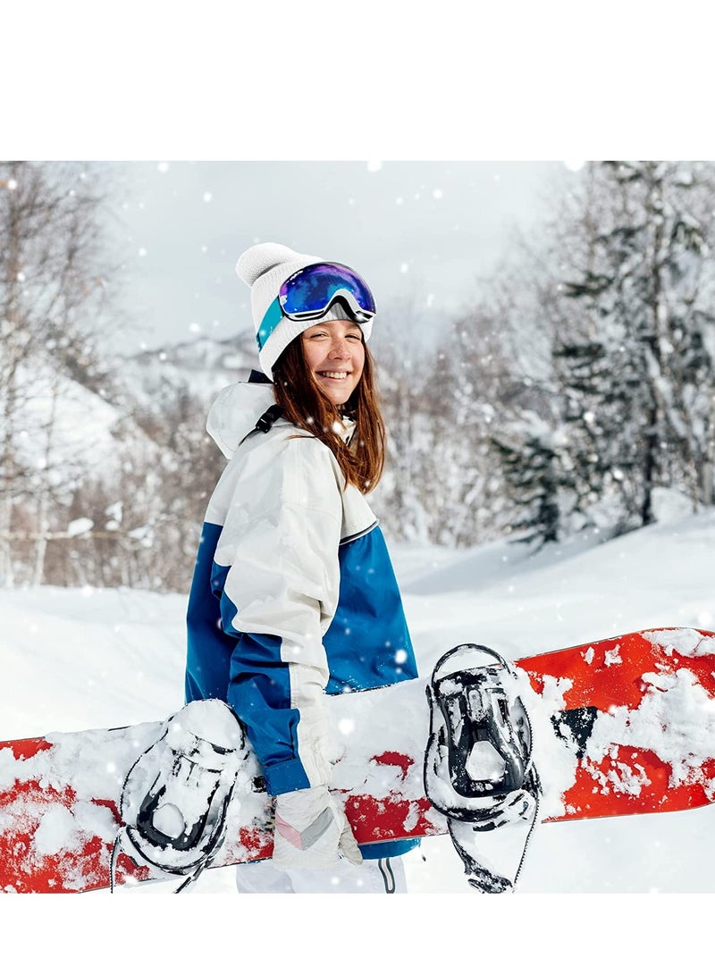 SYOSI 3 Hole Full Face Cover Winter Outdoor Sport Knitted Face Cover Ski Adult Balaclava Headwrap Full Face Mask Motorcycle Cycling Snowboard Gear for Outdoor Sports for Men Women - Image 3