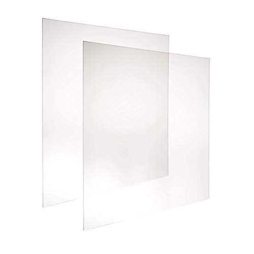 Skitement Ultra-Transparent UV Resistant Frame Grade Acrylic Plexiglass Clear Sheet Picture Frame Replacement 5x7 Inches 0.0625"(1/16") Pack of 2 Pcs - Image 1