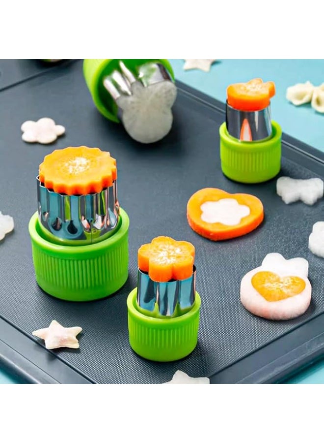 9-Piece Cookie, Vegetable & Fruit Cutter Set – Multi Shapes - Image 3