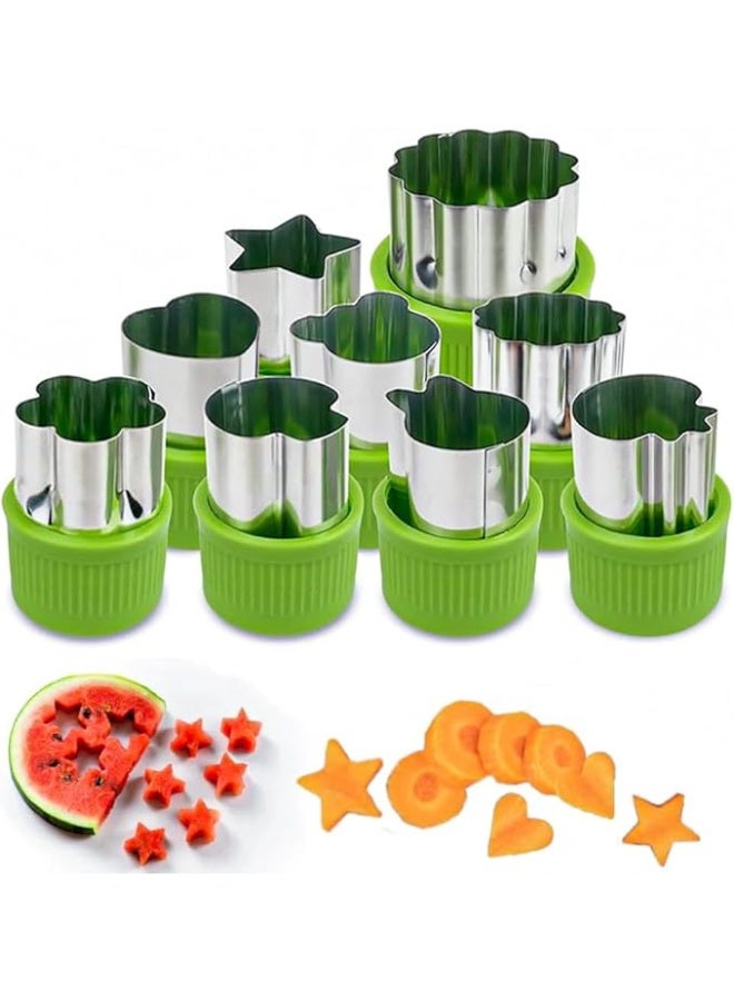 9-Piece Cookie, Vegetable & Fruit Cutter Set – Multi Shapes - Image 2