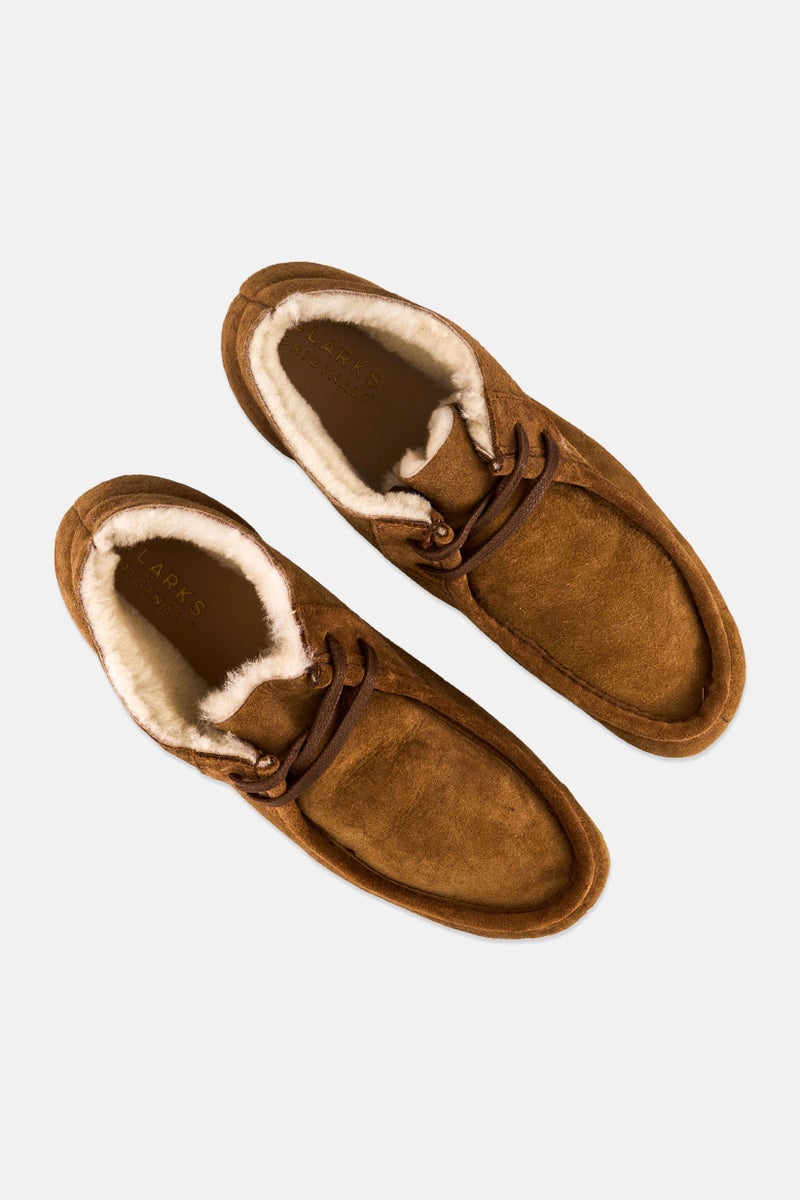 clarks Women Standard Wallabee Lace Up Ankle Boots, Brown  - Image 4
