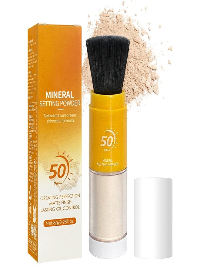 TBTFW Mineral Sunscreen Setting Powder, Powder for Face Hair Scalp Sunscreen, Lasting Lightweight Breathable, Suitable for All Skin Types (0.28 Oz) - Image 1