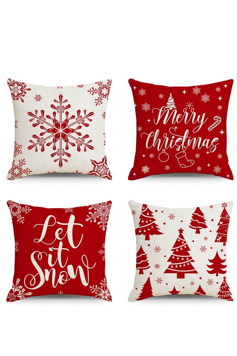 Y&D 4pcs pillow case cover cushion for home decor 45*45cm - Image 1