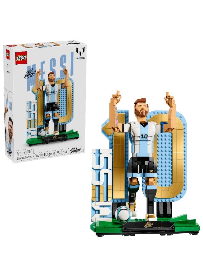 LEGO Editions Lionel Messi – Football Legend Set 43015 (Age 12+, 958 Pieces) - Image 1