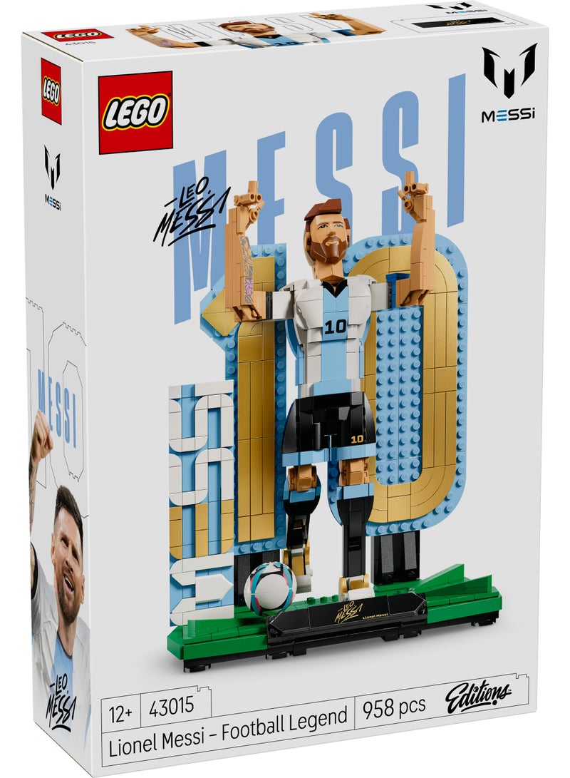LEGO Editions Lionel Messi – Football Legend Set 43015 (Age 12+, 958 Pieces) - Image 3