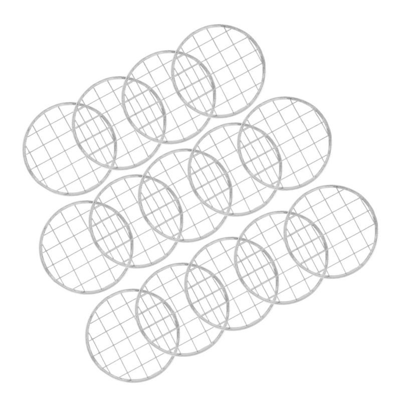 PRETYZOOM 4 Pack 56pcs Mason Jar Lid Floral Inserts Tinplate for Easy Arrangement - Image 2
