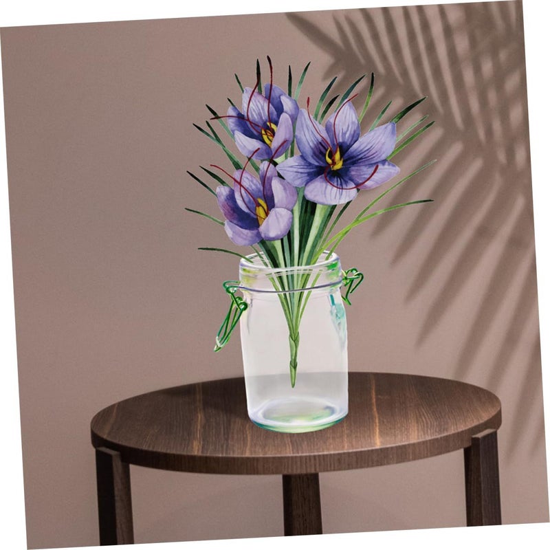 PRETYZOOM 4 Pack 56pcs Mason Jar Lid Floral Inserts Tinplate for Easy Arrangement - Image 5
