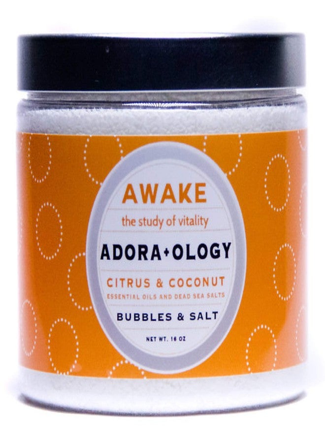 ريلاكس سبا آند باث استرخي في المنتجع الصحي والحمام، أملاح إبسوم وأملاح البحر الميت، أملاح استحمام عطرية لحوض الاستحمام الساخن أو الحمام أو المنتجع الصحي، غنية بالمغنيسيوم والحمضيات وجوز الهند، أيقظي أدورا+أولوجي - Image 1