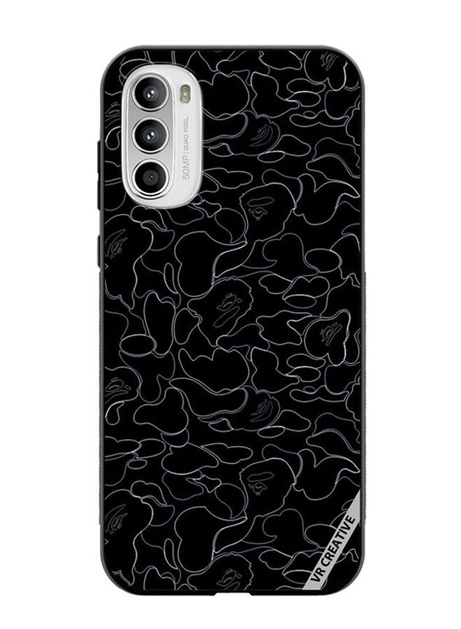 VR CREATIVE غطاء حماية لهاتف موتورولا موتو G82 بتصميم متعدد الألوان - Image 1