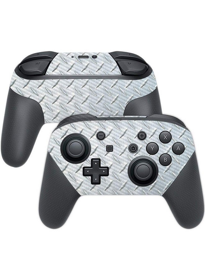 MIGHTY SKINS Mightyskins Carbon Fiber Skin For Nintendo Switch Pro Controller Diamond Plate | Protective, Durable Textured Carbon Fiber Finish | Easy To Apply, Remove, And Change Styles | Made In The Usa - Image 1