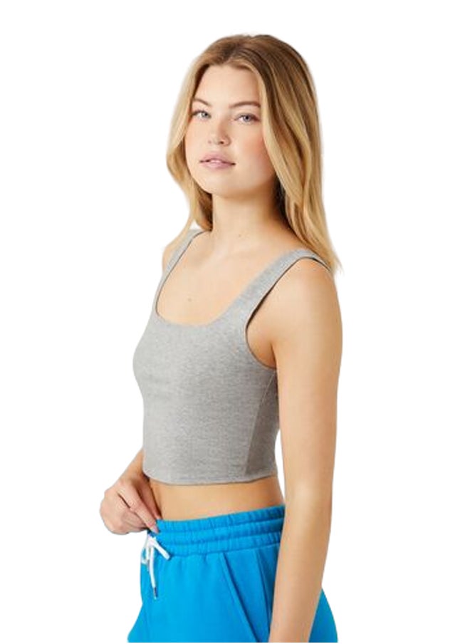 FOREVER 21 - Organically Grown Cotton Cropped Tank Top - Image 1