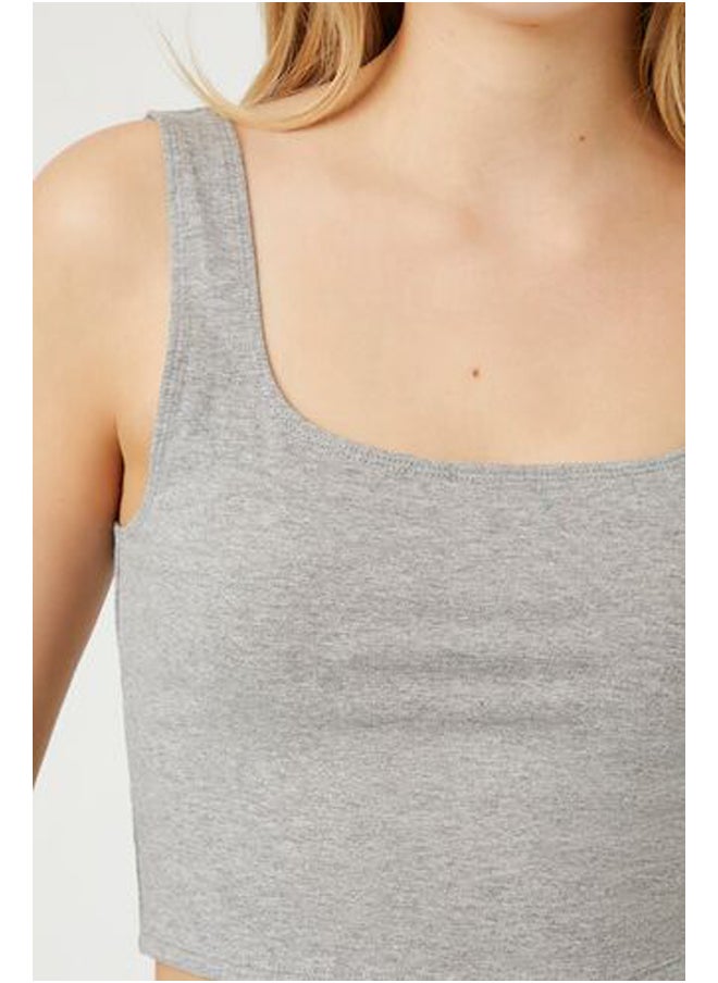 FOREVER 21 - Organically Grown Cotton Cropped Tank Top - Image 1