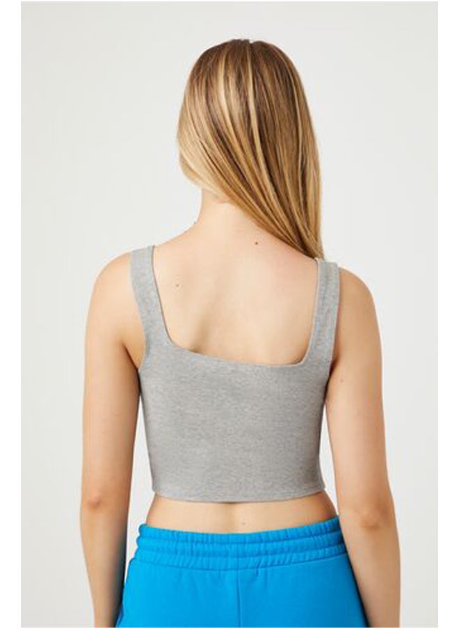 FOREVER 21 - Organically Grown Cotton Cropped Tank Top - Image 1