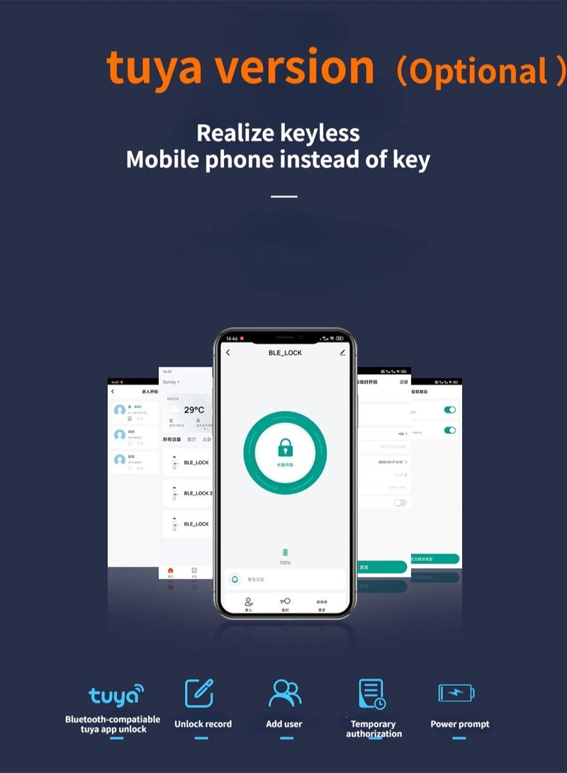 Smart Electronic Fingerprint Cabinet Drawer and Furniture Lock - Image 5