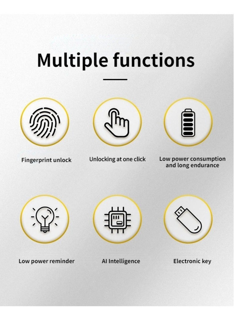 Smart Electronic Fingerprint Cabinet Drawer and Furniture Lock - Image 3