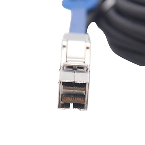 10Gtek كابل 12G ميني SAS HD SFF-8644 إلى SFF-8644 لتخزين NVMe/مجموعة التخزين، متوافق مع SAN و JBOD، 100 أوم، 2 متر (6.6 قدم) - Image 5