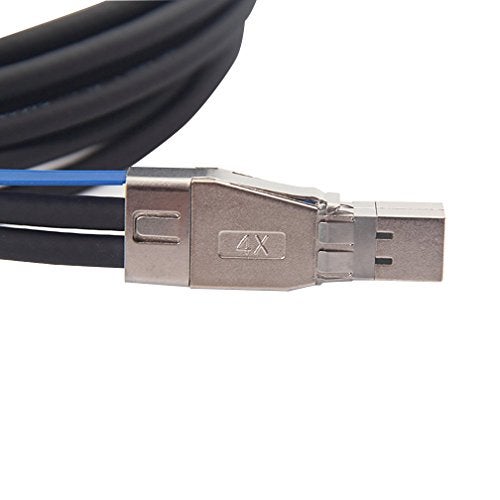 10Gtek كابل 12G ميني SAS HD SFF-8644 إلى SFF-8644 لتخزين NVMe/مجموعة التخزين، متوافق مع SAN و JBOD، 100 أوم، 2 متر (6.6 قدم) - Image 4