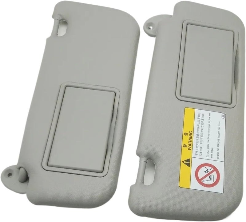 QASULER Sun Visor with Mirror for Toyota Corolla 2014-2017 - Image 2
