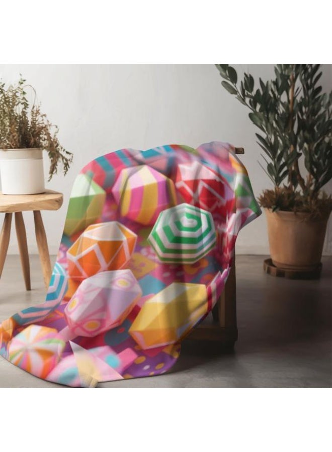 عام بطانية رقيقة من الفانيلا الكرتونية للأطفال والرضع (دافئة ومريحة، ومناسبة للنوم والألعاب) 70 سم * 100 سم - Image 4