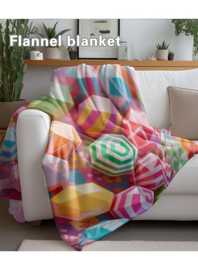 عام بطانية رقيقة من الفانيلا الكرتونية للأطفال والرضع (دافئة ومريحة، ومناسبة للنوم والألعاب) 70 سم * 100 سم - Image 5