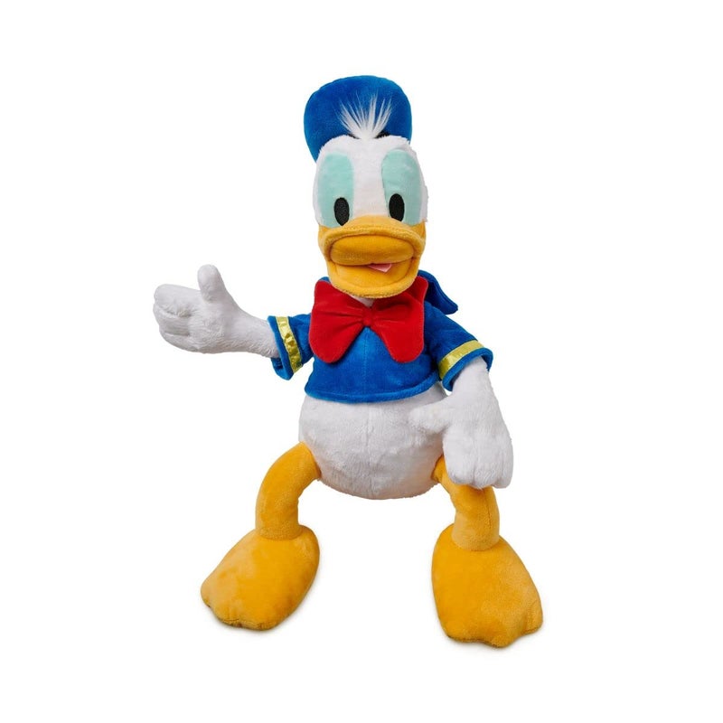 Disney Store Official Donald Duck Medium Soft Toy for Kids, Cuddly Character with Fuzzy Texture and Embroidered Details, Disney Plushy Suitable for All Ages. - Image 1