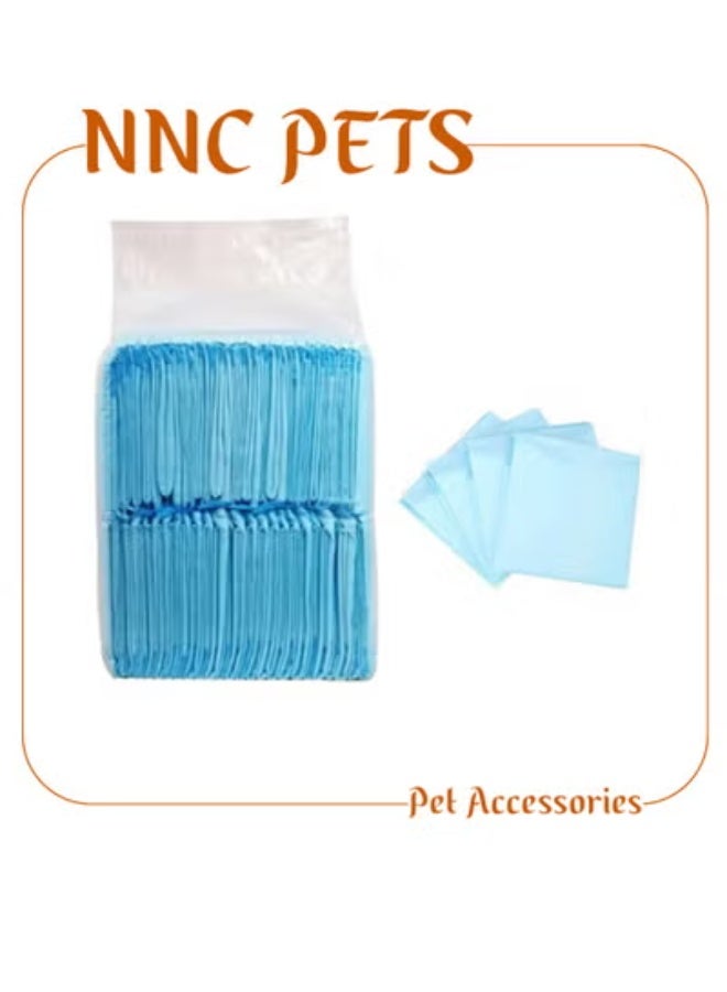 NNC PETS Dog training pads with 5 highly absorbent layers, Disposable absorbent quick drying leak-proof pee pads, disposable training pads for Medium-sized dogs 45x60 cm M (50Pcs) Blue - Image 1