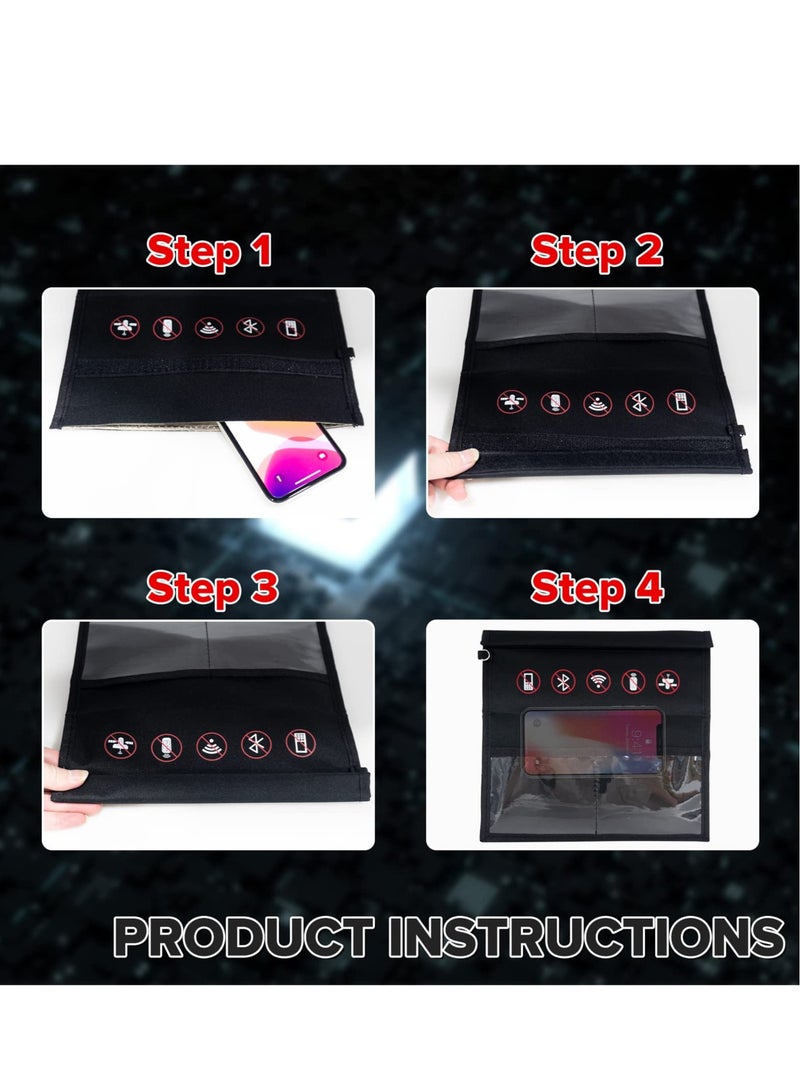 Excefore حقيبة فاراداي لحماية مفتاح السيارة - واقي مفتاح فاراداي لحماية إشارة RFID وحجب الإشارة - قفص فاراداي لمكافحة السرقة والتتبع والقرصنة - Image 5