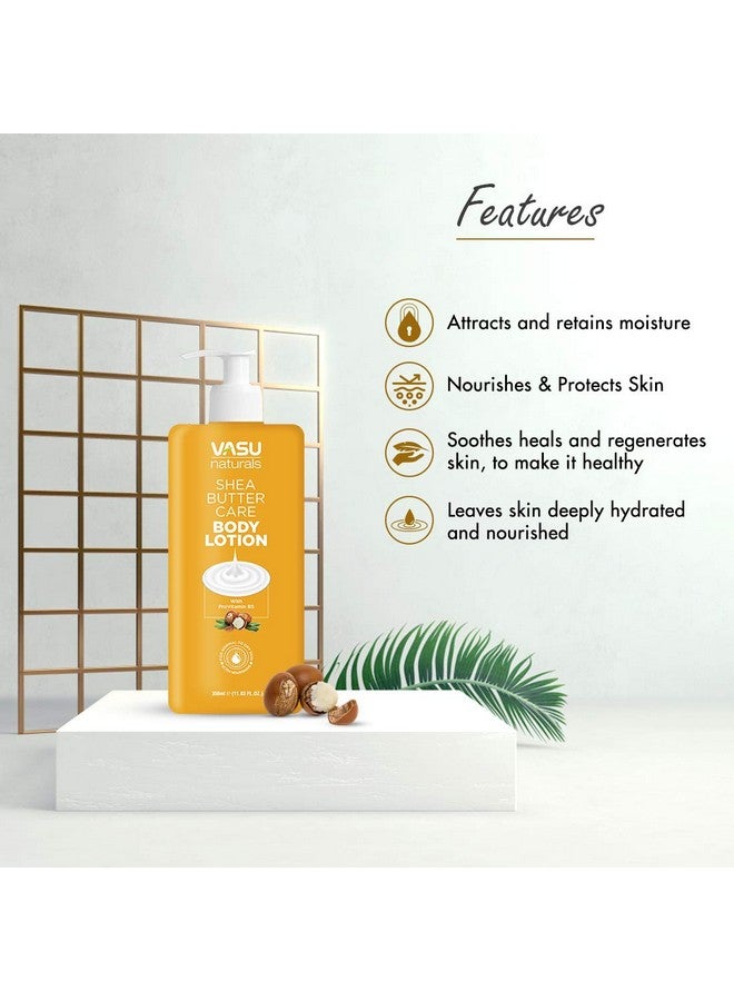 Vasu Naturals Shea Butter Care Body Lotion With Pro-Vitamin B5 For Ultra Nourishing Protecting Skin - Image 3