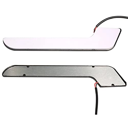 YSY 1 Pair Super Bright L-Shape COB DRL LED Daytime Running Light for Car Offroad SUV Auto LED External Driving Fog Lamp Car Light Assembly 12V (L-Shape, White) - Image 4