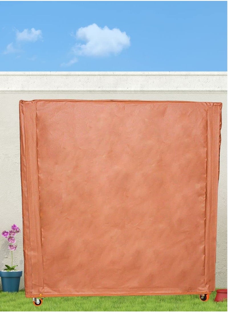 بن عمار - دولاب تخزين متنقل وعملي قابل للطي خامة متينة ومضمونه 150x150x65cm - Image 1