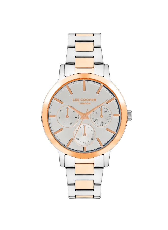 لي كوبر Lee Cooper Women 's Silver Dial Multi Function watch - LC07946.530