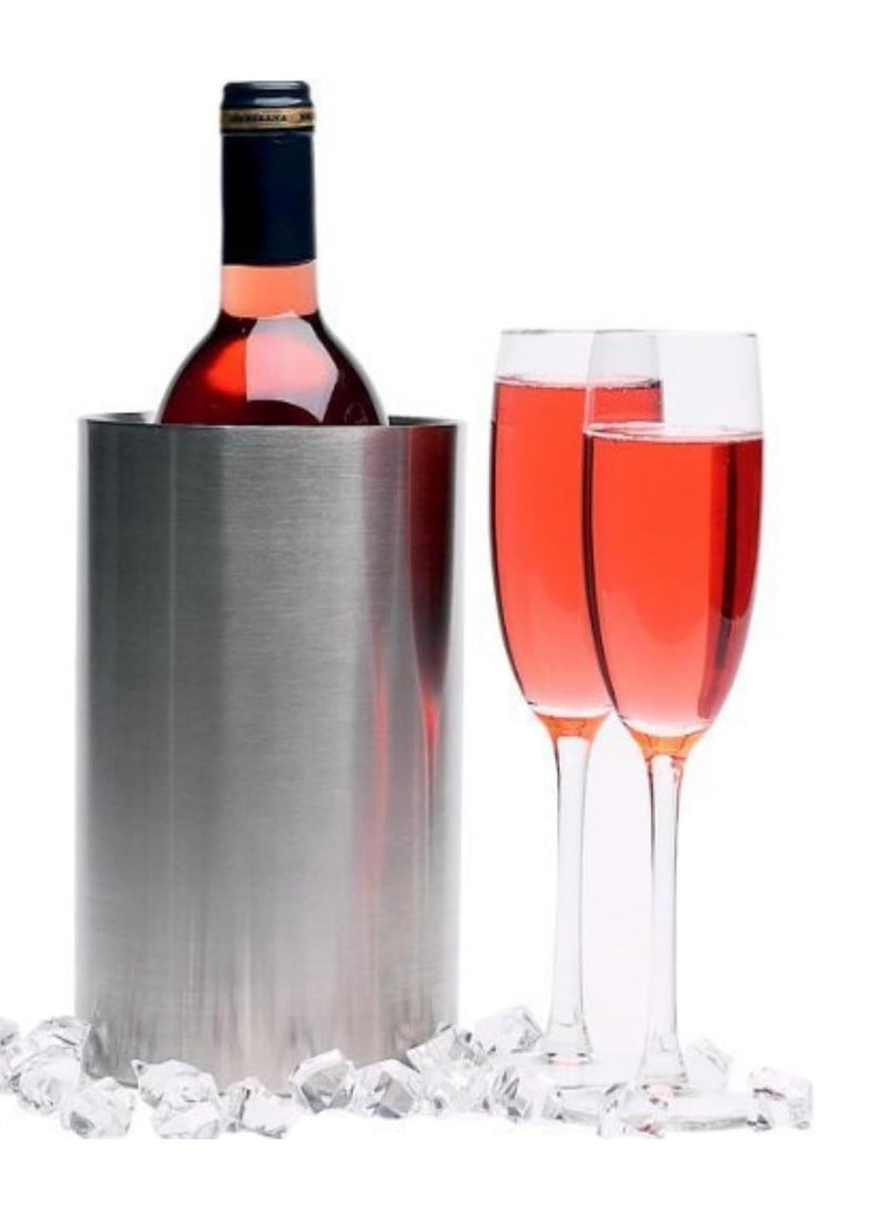 SR GLOBAL Stainless Steel Wine Bottle Chiller DoubleWall Insulated Cooler  - Image 3