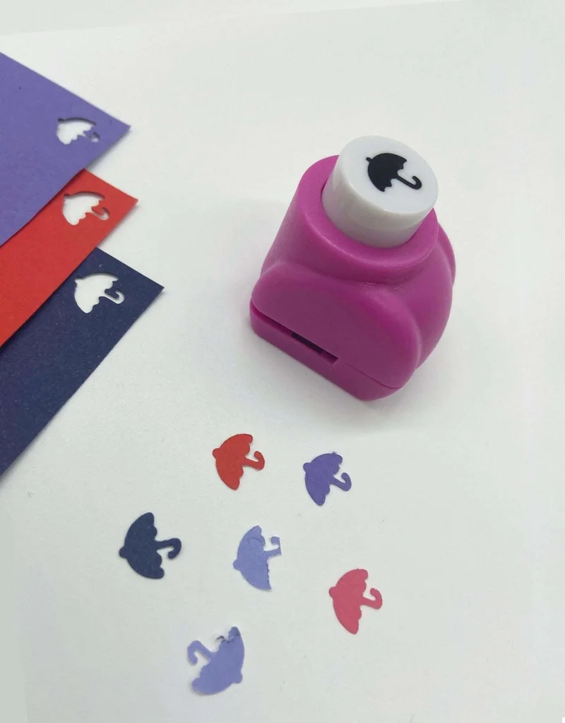 كاغيت جيمي دوكان Mini Hole Punch with Umbrella Pattern