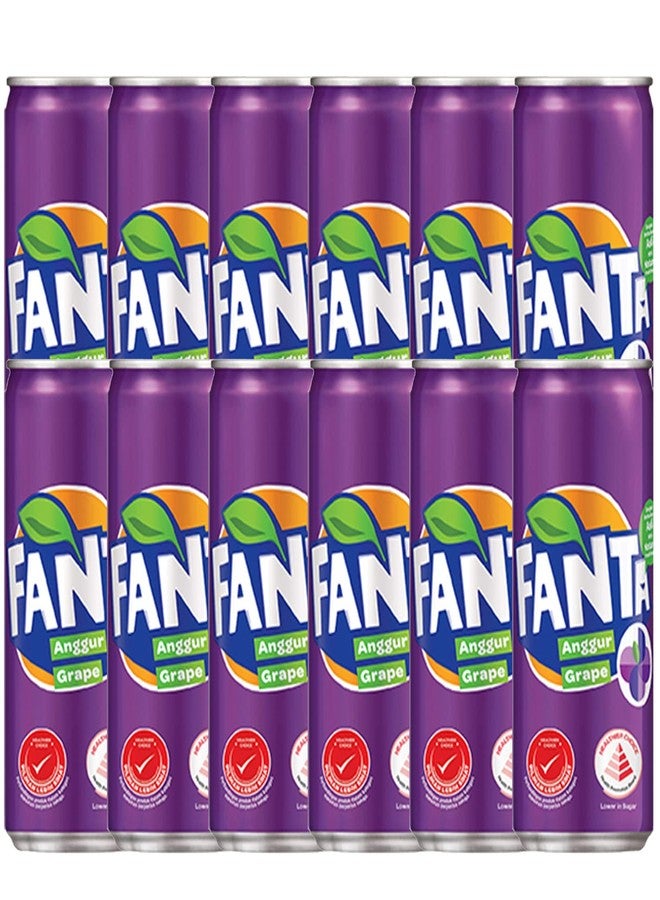 Fanta Grape Flavoured Drink, 12 X 320 ml - Image 1