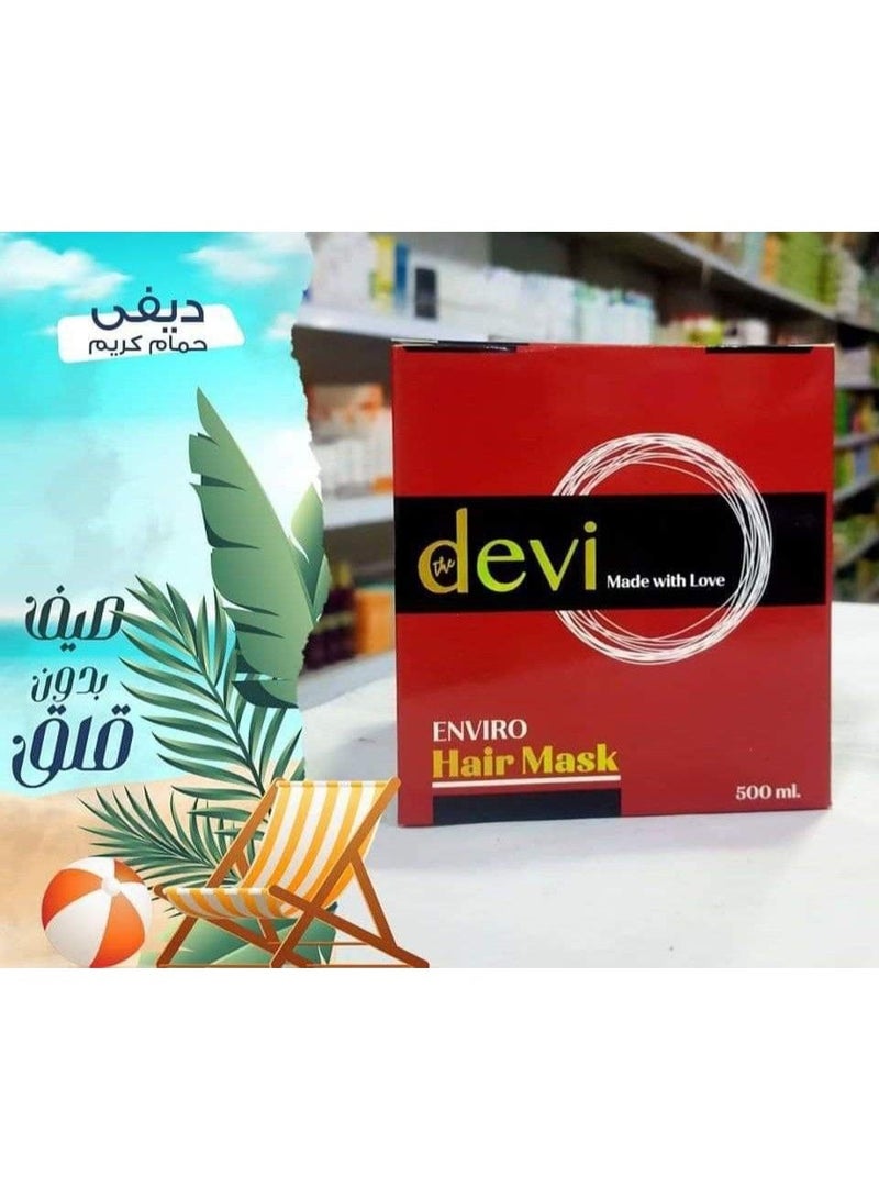 ديفي حمام كريم ديفي  الأوكراني بالكيراتين – زيرو صوديوم لترميم الشعر المتهالك وشديد الجفاف –  500 مل - Image 5