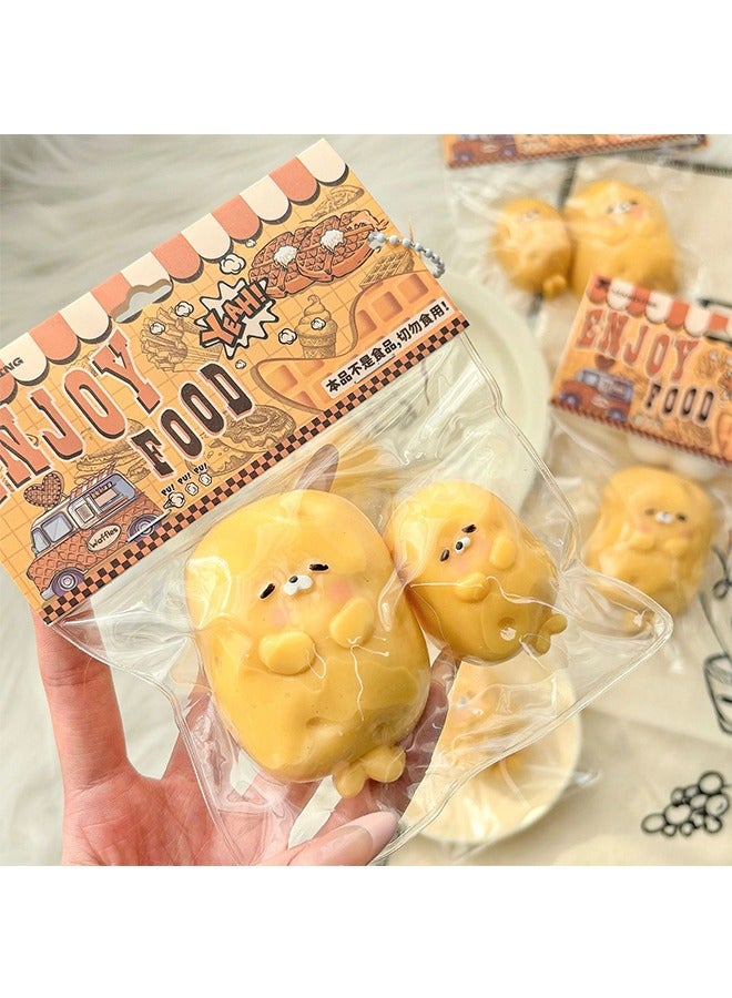 Beyond Potato Seal Squishy Toys, Novelty Decompress Toys, Stress Ball TPE Sensory Toys for Relieving Fidget Rising, Opp Packaging Gift (Yellow) - Image 5
