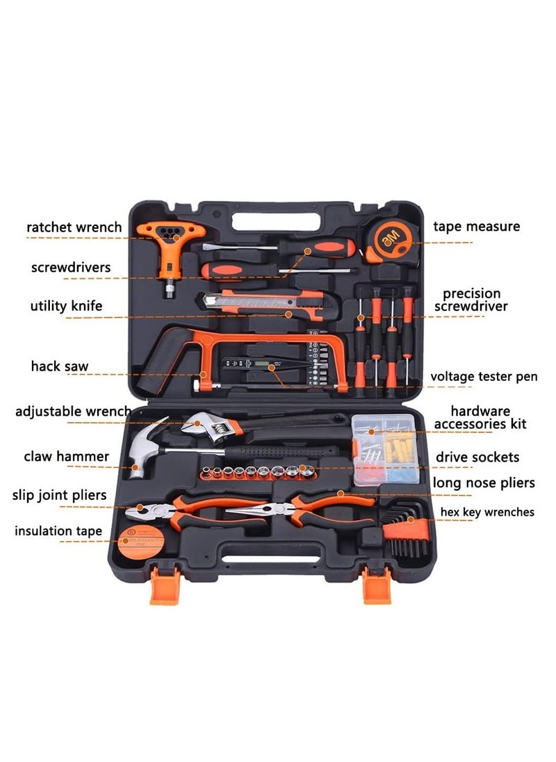82 Piece Household Tool Kit Tools Set，Hand tools Kit tools