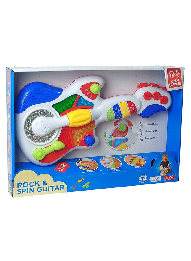 Happy Kids Little Learner Rock And Spin Guitar  - Image 1
