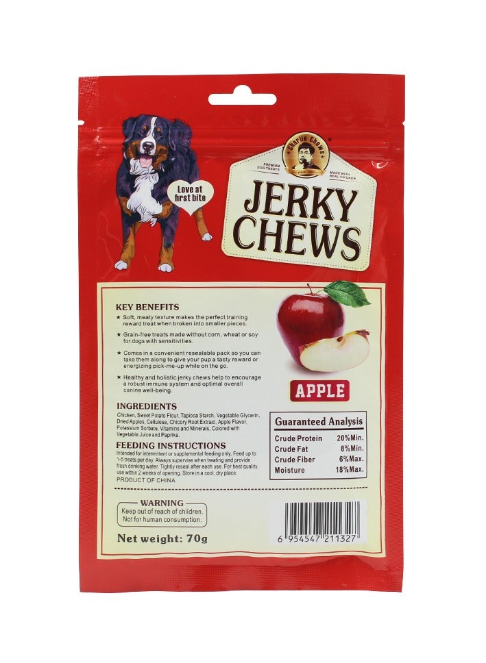 Generic Charlie Jerky Chews Chicken and Apple Dog treats for Small and Medium Dogs  - Image 2