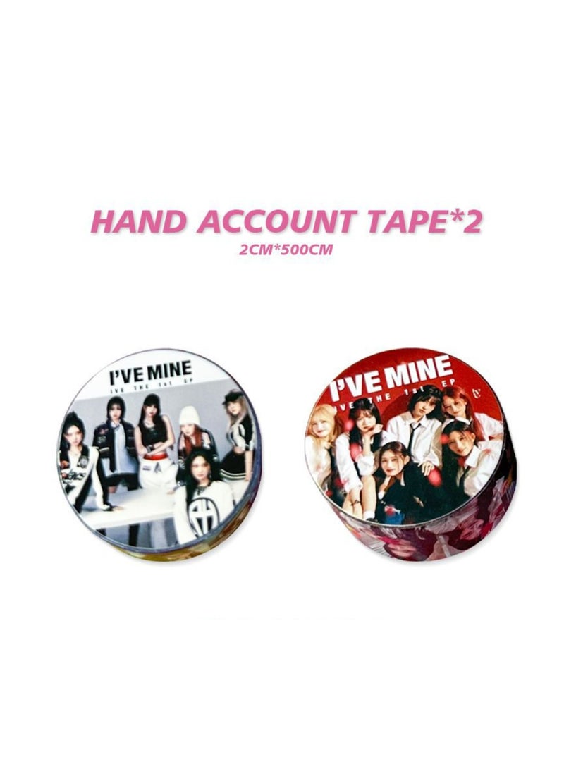 Generic IVE New Album I'VE MINE Gift Box With Lomo Cards, Acrylic Stand, Hand Account Tape, Keychain, Lanyard, Stickers, Photo Card - Image 5