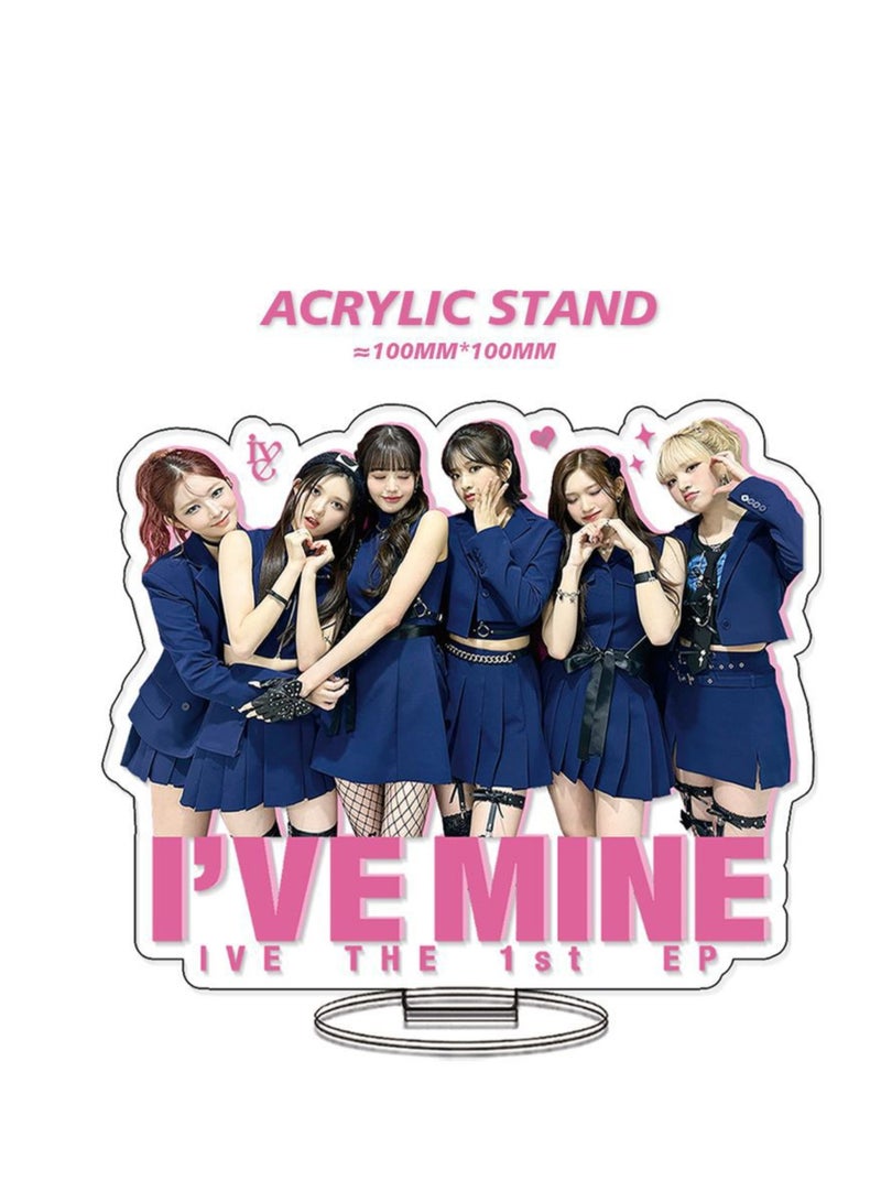 Generic IVE New Album I'VE MINE Gift Box With Lomo Cards, Acrylic Stand, Hand Account Tape, Keychain, Lanyard, Stickers, Photo Card - Image 4